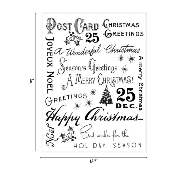 Tim Holtz® Idea-ology™ Paperie - Christmas Collage Paper 2024 - Image 3