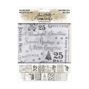 Tim Holtz® Idea-ology™ Paperie - Christmas Collage Paper 2024