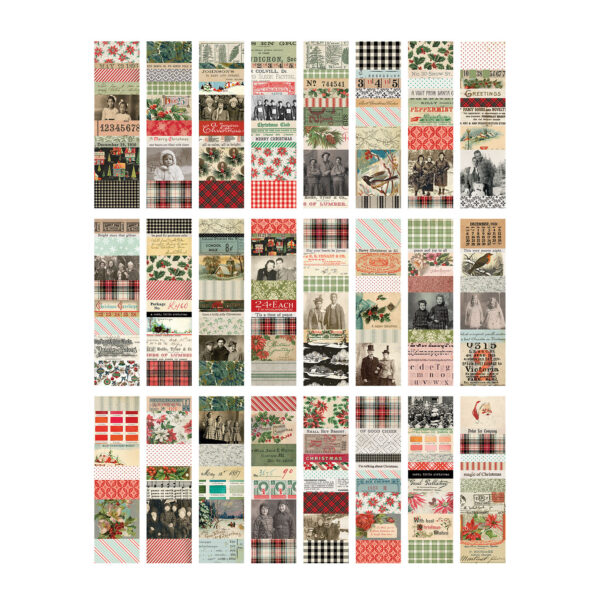Tim Holtz® Idea-ology™ Paperie - Christmas Large Collage Strips 2024 - Image 3