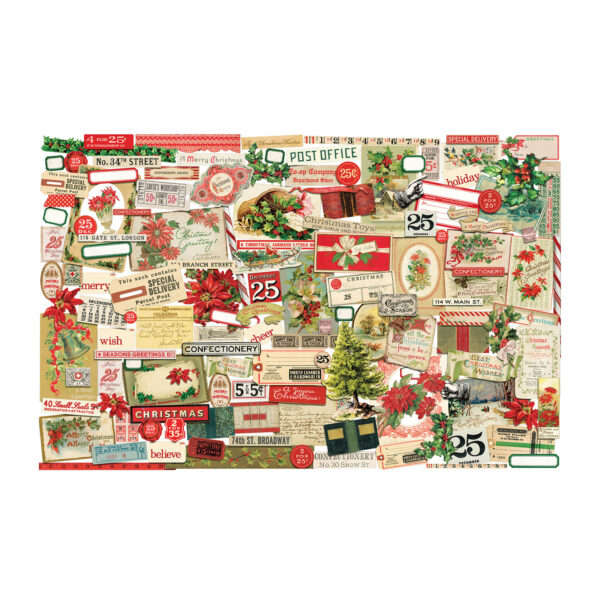 Tim Holtz® Idea-ology™ Paperie - Christmas Ephemera Pack 2024 - Image 2