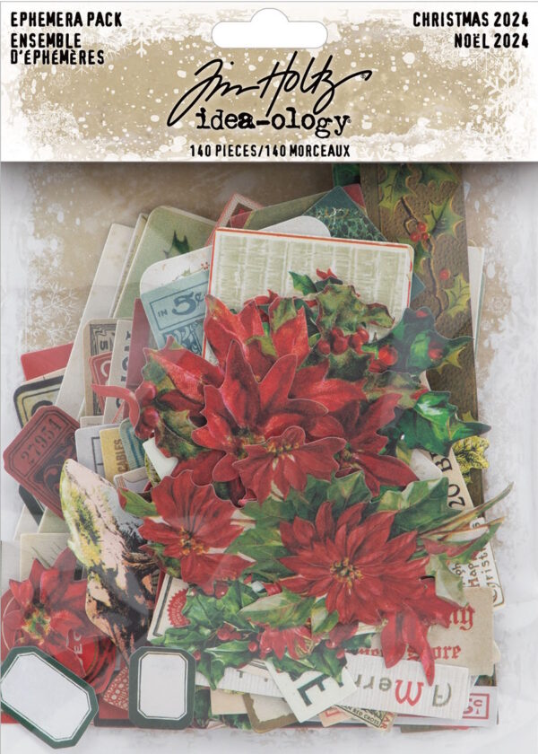 Tim Holtz® Idea-ology™ Paperie - Christmas Ephemera Pack 2024