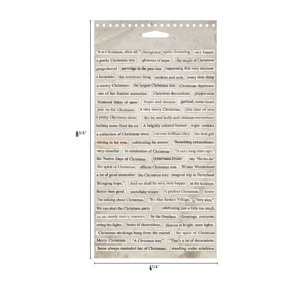 Tim Holtz® Idea-ology™ Paperie - Christmas Sticker Book 2024 - Image 3