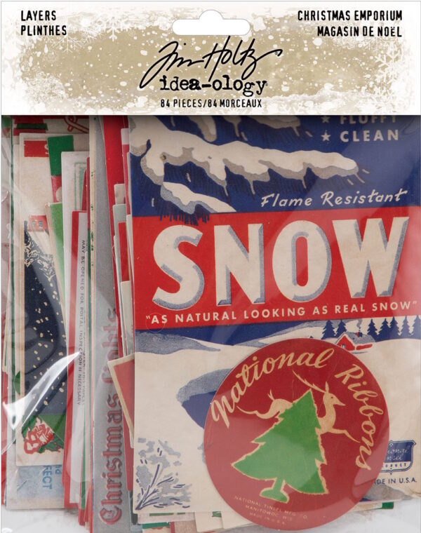 Tim Holtz® Idea-ology™ Paperie - Christmas Emporium Layers 2024