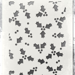 Tim Holtz® Stampers Anonymous Layering Stencils -- Tiny Holly THS189