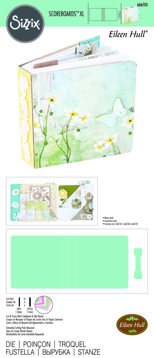Sizzix ScoreBoards XL Die - Album, Mini by Eileen Hull