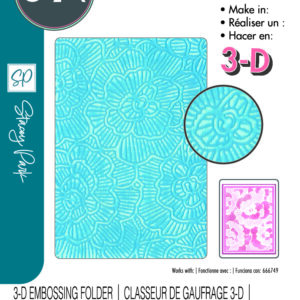 Sizzix 3-D Textured Impressions Embossing Folder - Cosmopolitan, Sunday in the Park by Stacey Park