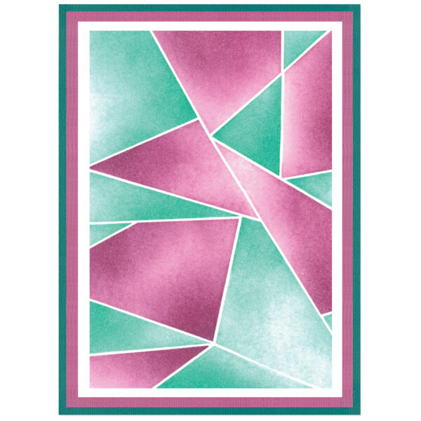 Sizzix A6 Stencil 2PK - Cosmopolitan, Down the Line #2 by Stacey Park - Image 2