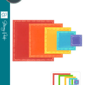 Sizzix Framelits Die Set 11PK - Fanciful, Yvette Interlaced Squares by Stacey Park