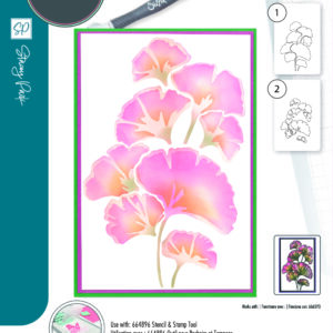 Sizzix A5 Stencil 2PK - Cosmopolitan, Inspire Adornment by Stacey Park