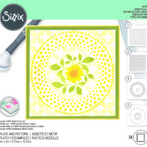 Sizzix Layered Stencils 4PK - Plate and Pattern by Eileen Hull