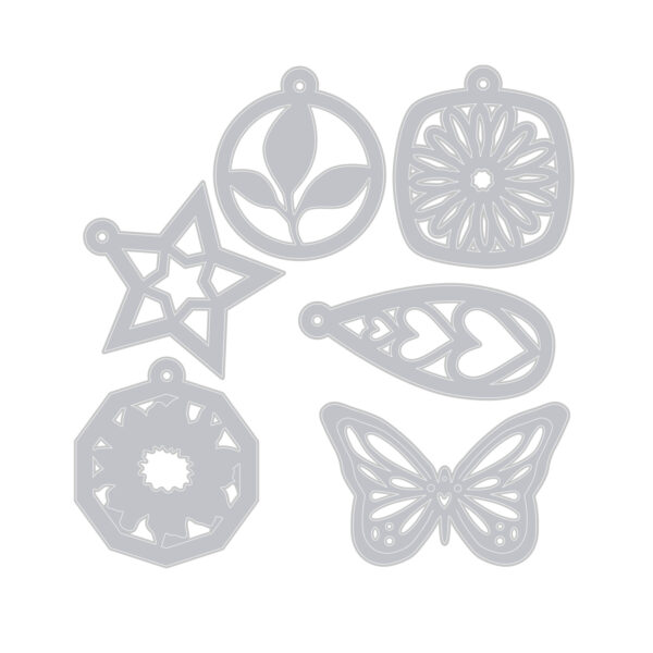 Sizzix Thinlits Die Set 6PK - Charms by Eileen Hull - Image 4