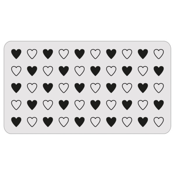Tim Holtz® Alterations | Sizzix 2D Texture Fades Embossing Folder w/8PK Thinlits Set – Vault Side-Order Love Notes - Image 3