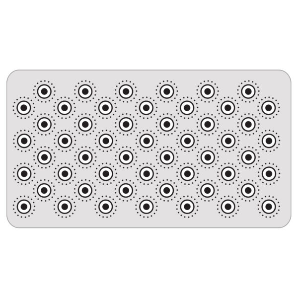 Tim Holtz® Alterations | Sizzix 2D Texture Fades Embossing Folder w/8PK Thinlits Set – Vault Side-Order Celebrate - Image 3