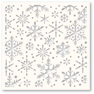 Memory Box Stencil - Falling Snowflakes 88627