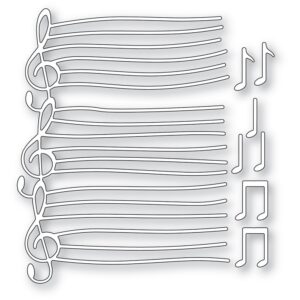 Memory Box Die – Wavy Sheet Music 94809