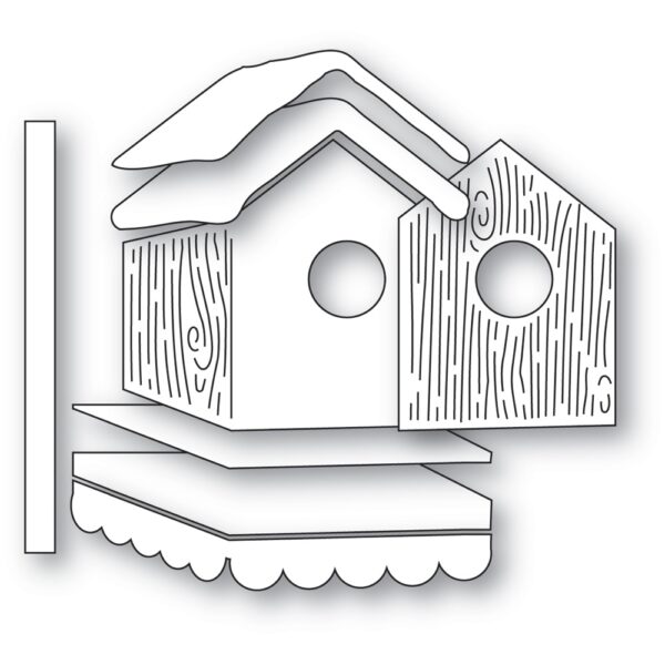 Memory Box Die – Snowy Birdhouse 94810 - Image 2