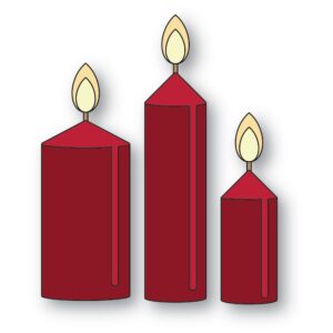 Memory Box Die – Merry and Bright Candles 94812