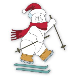 Memory Box Die – Wintertime Bear 94819