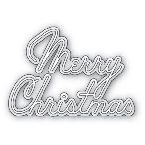 Memory Box Die – Merry Christmas Debut Script 94839