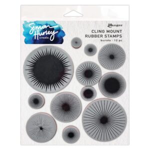 Simon Hurley create. Cling Stamp Bursts