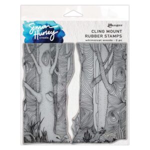 Simon Hurley create. Cling Stamp Whimsical Woods