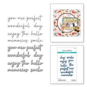 Woodland Tales Sentiments Etched Dies