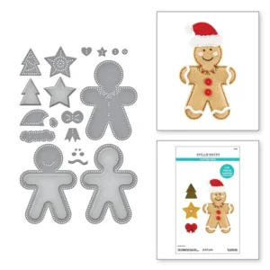Felt Gingerbread Boy & Girl Etched Dies