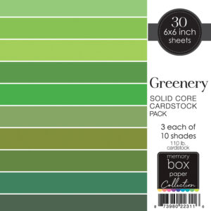 Memory Box Greenery 6×6 Paper Pack SP1011