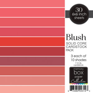 Memory Box Blush 6×6 Paper Pack SP1012