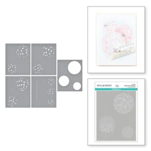Layered Disco Impressions Stencils