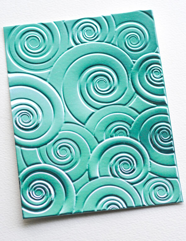 Memory Box 3D Embossing Folder – Spiral Delight EF1033