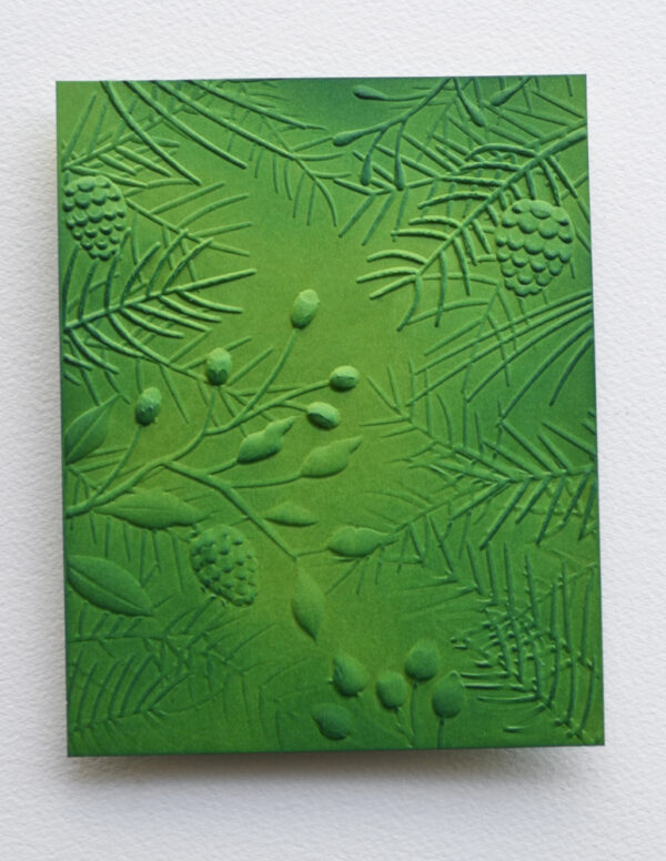 Memory Box 3D Embossing Folder – Pinecones and Berries EF1043
