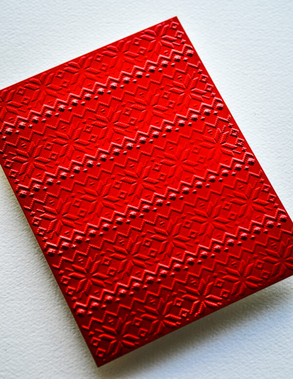 Memory Box 3D Embossing Folder – Winter Knit EF1034