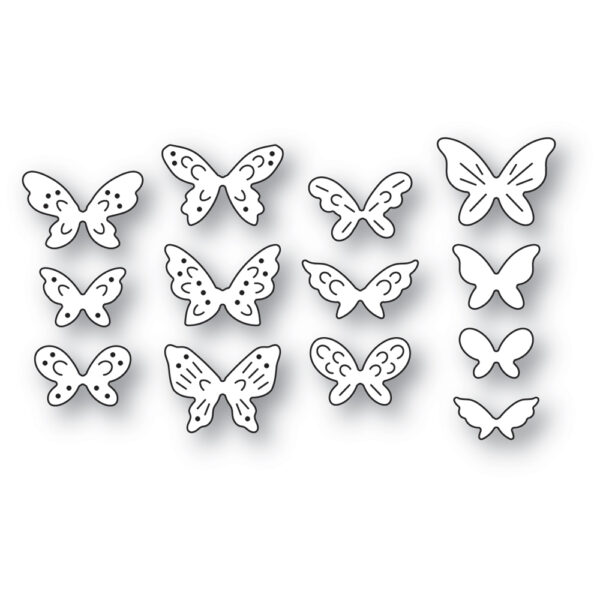 Poppystamps Craft Die – Bunches o' Butterflies 2602