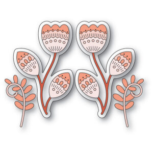Poppystamps Craft Die – Nordic Fancy Blossoms 2604