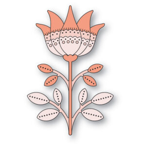 Poppystamps Craft Die – Nordic Crown Flower 2610