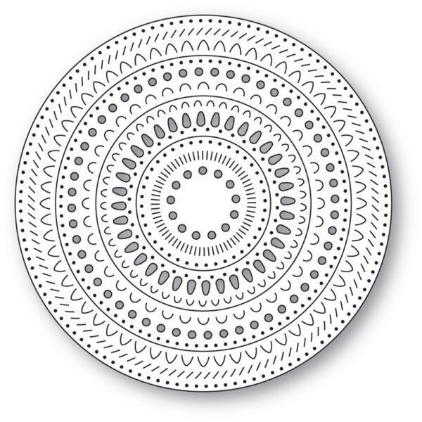 Poppystamps Craft Die – Nordic Pattern Rings 2613