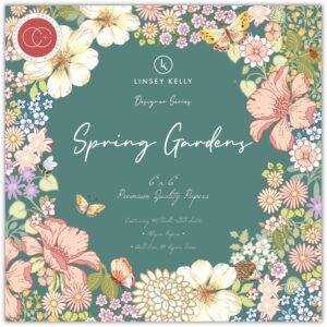 Craft Consortium Double-Sided Paper Pad 6"X6" -- Spring Gardens