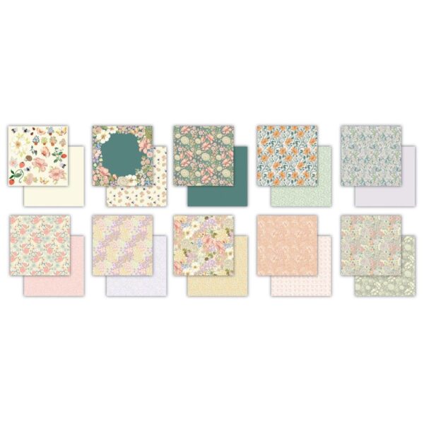 Craft Consortium Double-Sided Paper Pad 6"X6" -- Spring Gardens - Image 2