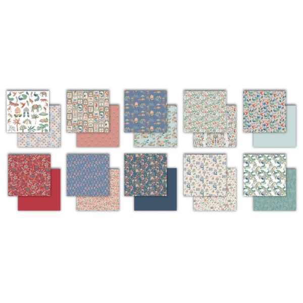 Craft Consortium Double-Sided Paper Pad 12"X12" -- Palace Garden - Image 2