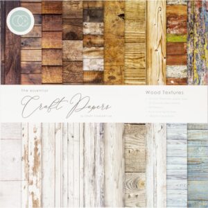 Craft Consortium Double-Sided Paper Pad 12"X12" -- Wood Textures
