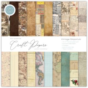 Craft Consortium Double-Sided Paper Pad 12"X12" -- Vintage Emporium