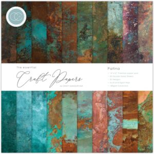 Craft Consortium Double-Sided Paper Pad 12"X12" -- Patina