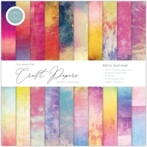 Craft Consortium Double-Sided Paper Pad 12"X12" 30/Pkg -- Retro Summer