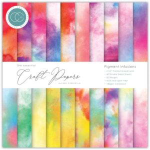 Craft Consortium Double-Sided Paper Pad 6"X6" -- Pigment Infusions