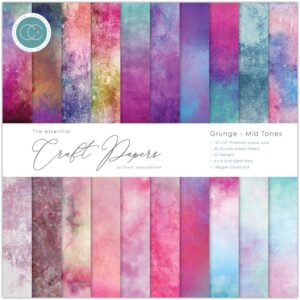 Craft Consortium Double-Sided Paper Pad 12"X12" -- Mid Tones