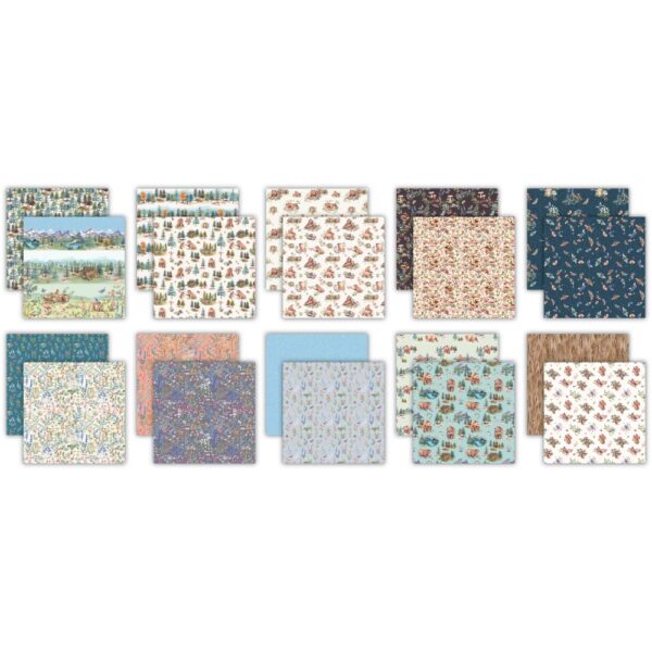 Craft Consortium Double-Sided Paper Pad 12"X12" -- In the Forest - Image 2
