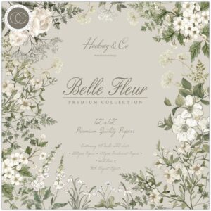 Craft Consortium Double-Sided Paper Pad 12"X12" -- Belle Fleur
