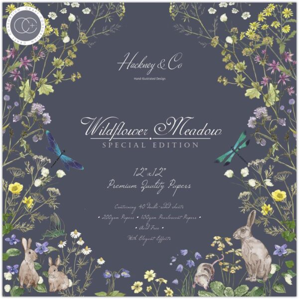 Craft Consortium Double-Sided Paper Pad 12"X12" -- Wildflower Meadow