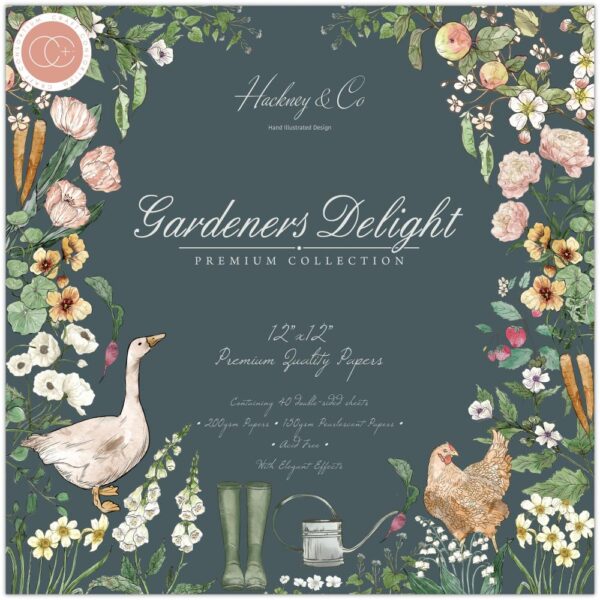 Craft Consortium Double-Sided Paper Pad 12"X12" -- Gardener's Delight